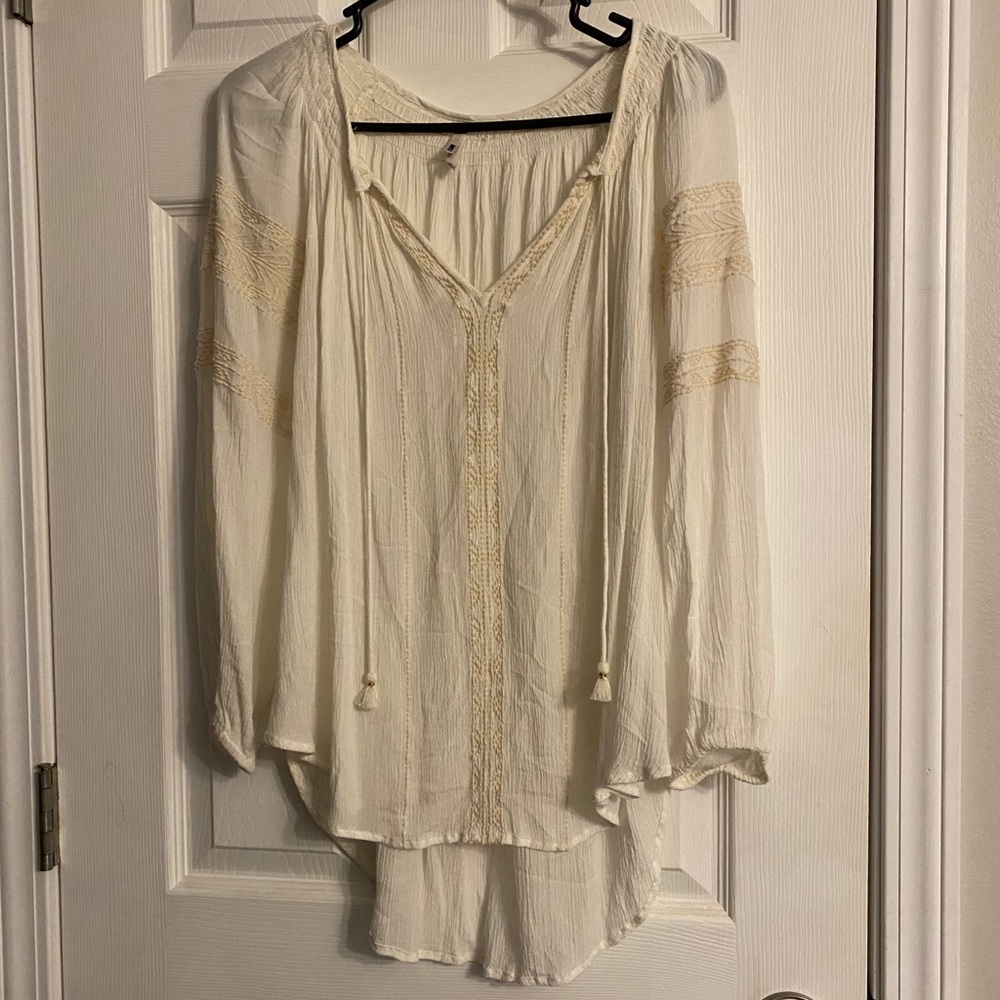 Amuse Society Embroidered Blouse